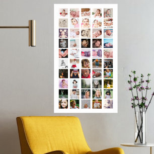 50 Personlig för fotokollage Poster