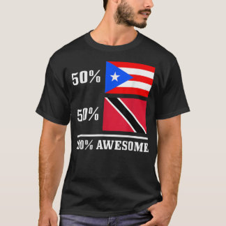 50 Puerto Rico 50 Trinidad & Tobago Puerto Rican F T Shirt