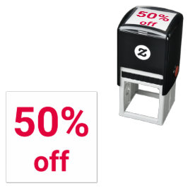 50 % rabatt på BrightStor Red Sale Biljett Självfärgande Stämpel