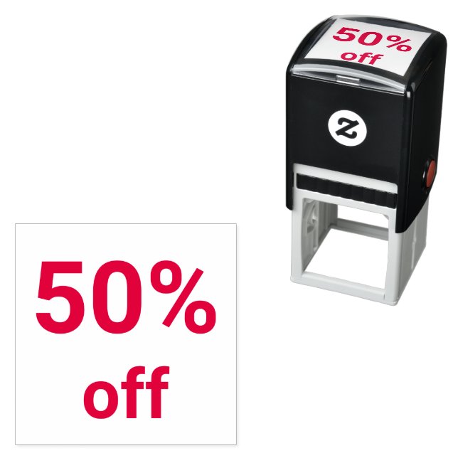 50 % rabatt på BrightStor Red Sale Biljett Självfärgande Stämpel (In Situ)