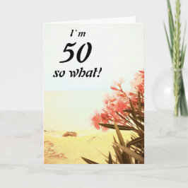 50, så vilken Sea Beach Oleander-Blommigt 50:e föd Kort