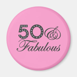 50 & sagolik gåva magnet