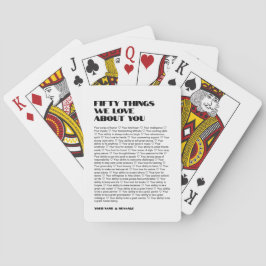 50 sak vi kärlek om din födelsedagsmall casinokort