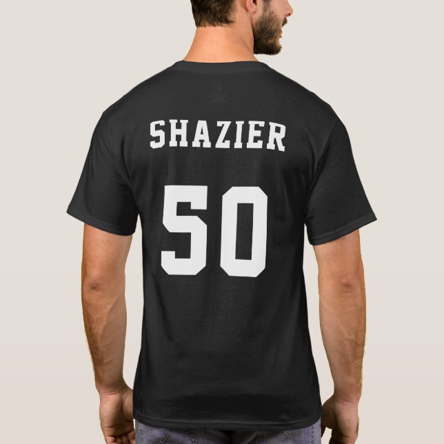 50 shazier t-skjorta av stål t shirt (Baksida)