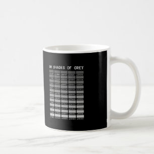 50 skuggar av grå färg kaffemugg
