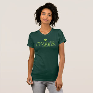 50 skuggar av grönt t0shirt t-shirt