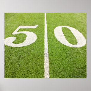 50-ställig linje poster