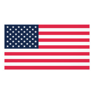 50 Star Flag United States of America Fototryck