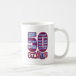 50 STATES USA KAFFEMUGG