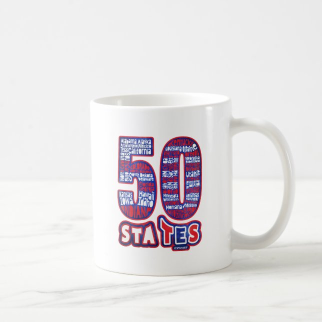 50 STATES USA KAFFEMUGG (Höger)