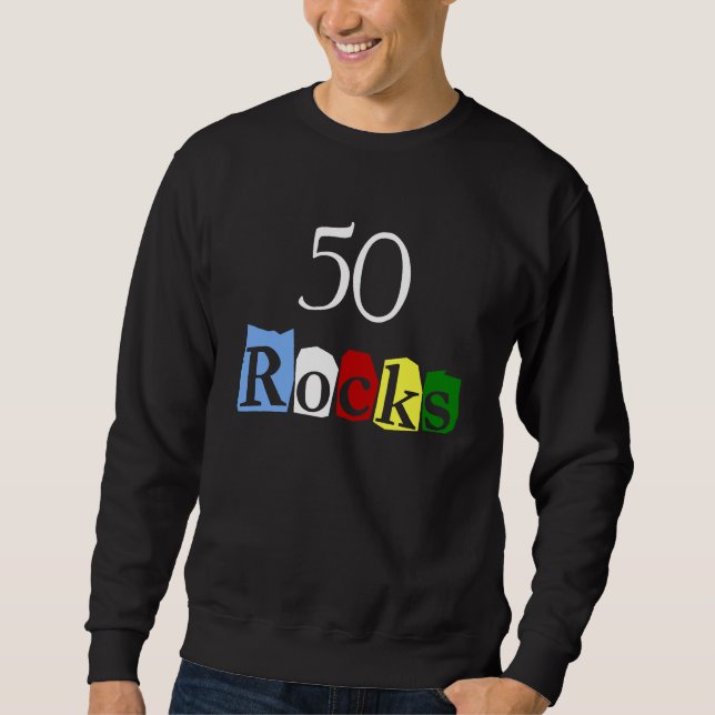 50 Sten Lång Ärmad Tröja (Framsida)