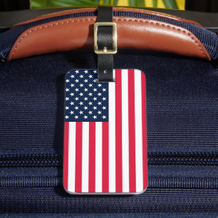 50-stjärnig amerikansk Flagga: Old glory Stars och Bagagebricka