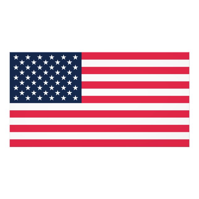 50-stjärnig amerikansk Flagga: Old glory Stars och Fototryck (Framsidan)