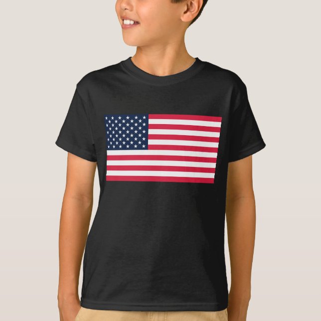 50-stjärnig amerikansk Flagga: Old glory Stars och T Shirt (Framsida)