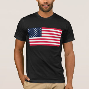 50-stjärnig amerikansk Flagga: Old glory Stars och T Shirt