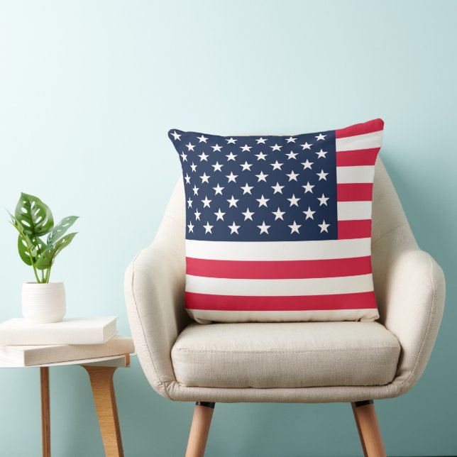 50-stjärnig amerikansk flagga: Old Glory-stjärnor  Kudde (Stol)