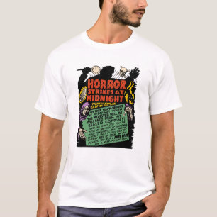 50-tal "fasastrejkor på den midnatta" T-tröja T-shirt