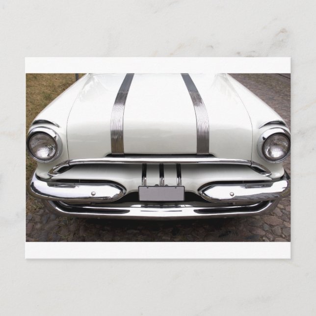 50-tal Pontiac Vykort (Framsida)