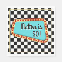 50-tal Sock Hop Rock & Rock Rutigt mönster
