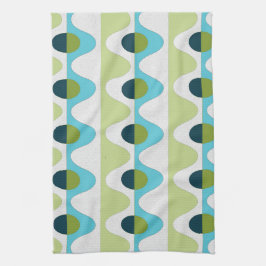 50-tal Stil Retro Tea Towel Set (3) Kökshandduk