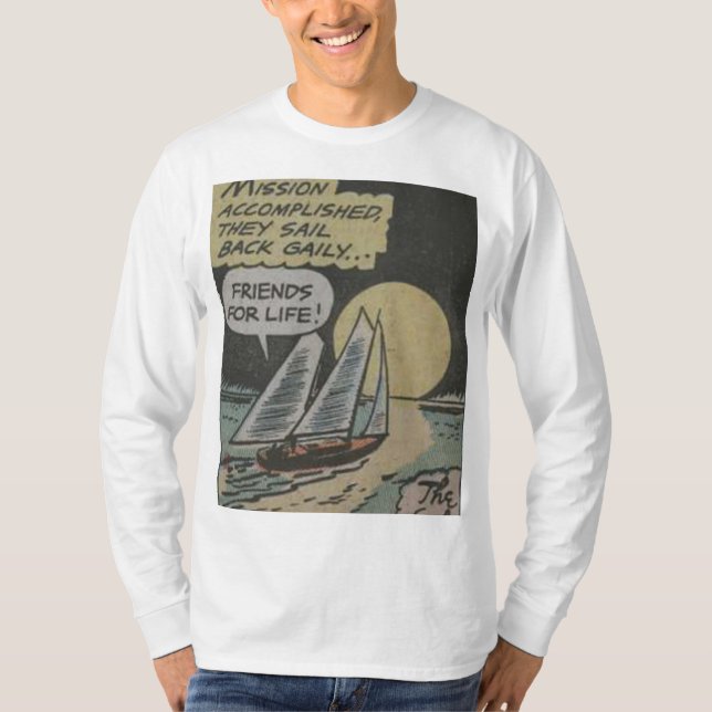 50-talets Äventyr-Tecknader | Bästa gåva till klas T Shirt (Framsida)
