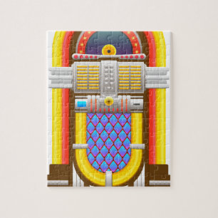 50-talets gammaldags jukebox pussel