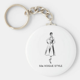 50-talets VOGUE STIL NYCKELRING