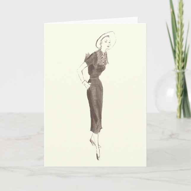 50-talmode - hälsningen eller noterar kortet kort (Framsida)