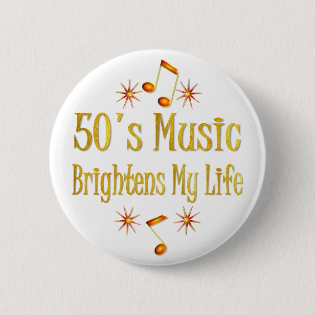 50-talmusik ljusnar mitt liv knapp (Framsida)
