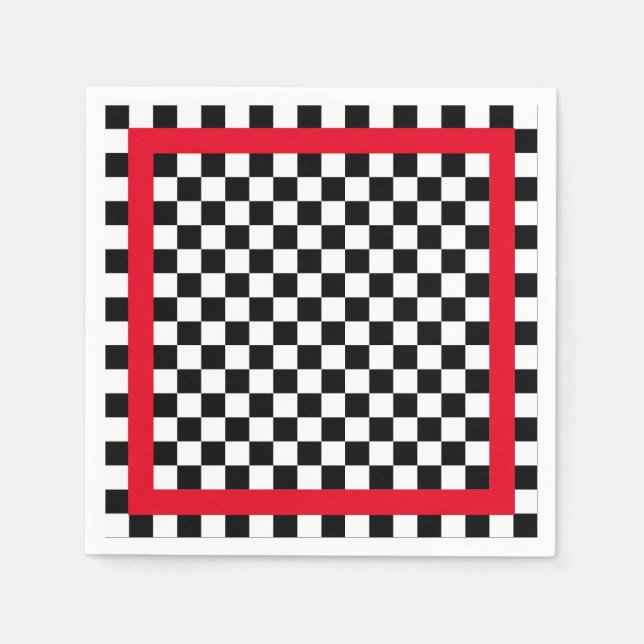 50-tals Diner Pappersservett (Framsidan)