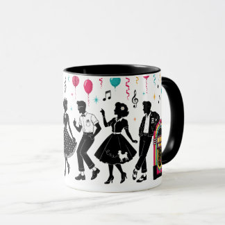 50-tals Sock Hop-Jukeboxfest Mugg