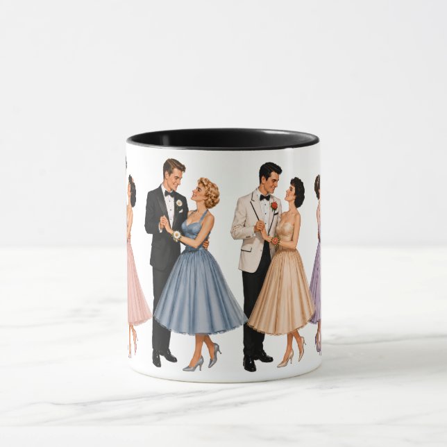 50-tals studentbalpar mugg (Center)