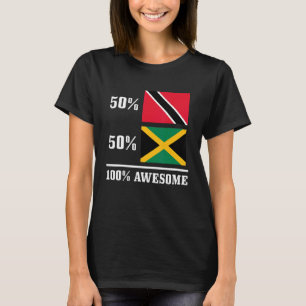 50 Trinidad & Tobago 50 Jamaica Jamaican Flagga Pr T Shirt