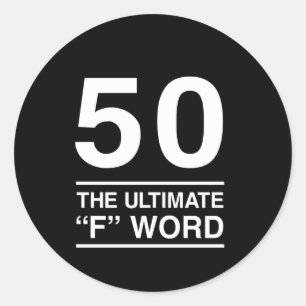 50 Ultimate "F" Ord Runt Klistermärke