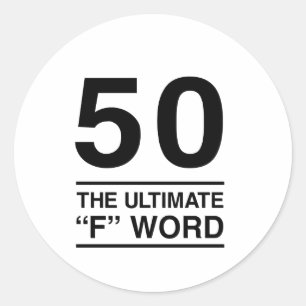 50 Ultimate "F" Ord Runt Klistermärke