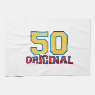 50 Ursprunglig födelsedagsdesign Kökshandduk