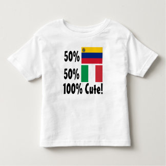 50 % Venezuela 50 % italienska 100 % Cute T Shirt