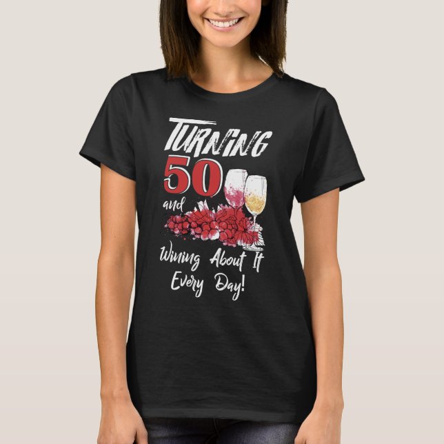 50 vindar om det varje dag, 50:e födelsedagen t shirt (Framsida)