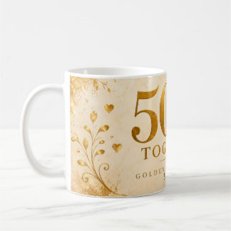 50 Year Anniversary Mug Golden Wedding Anniversary Kaffemugg