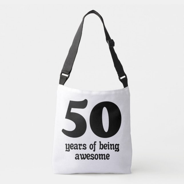 50 years of being awesome axelväska (Framsida)