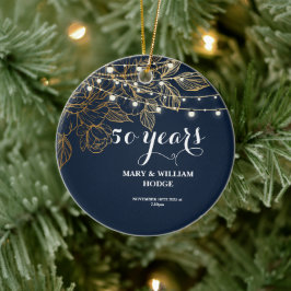 "50 Years of Forever: An Anniversary to Remember" Julgransprydnad Keramik