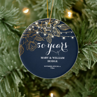 "50 Years of Forever: An Anniversary to Remember"  Julgransprydnad Keramik