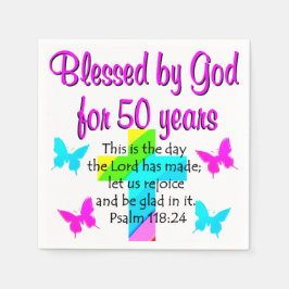 50 YR GAMLA PRAYER PAPPERSSERVETT