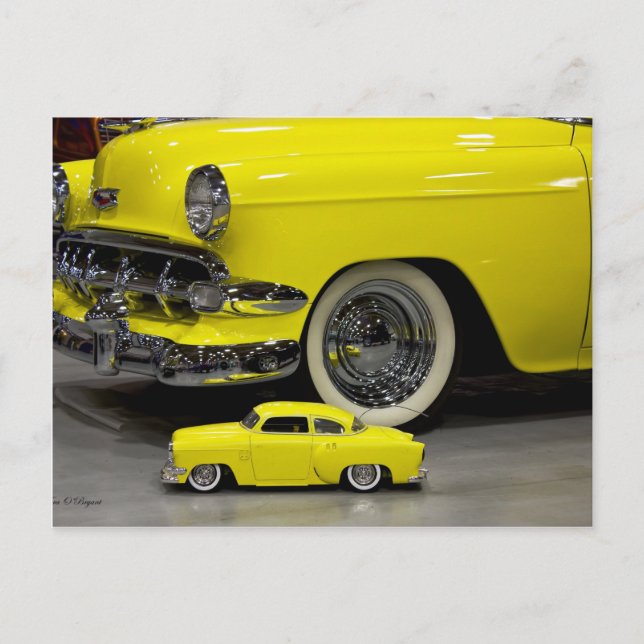 50s Classic Chevrolet Vykort (Framsida)