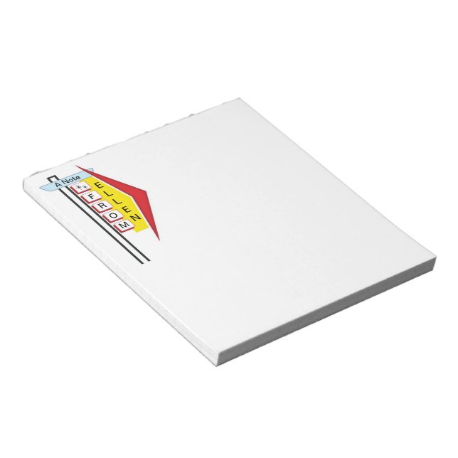 50s Middag-tecken 3 Anteckningsblock (Vinklad)