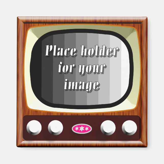 50s TV-mall Magnet (Framsidan)