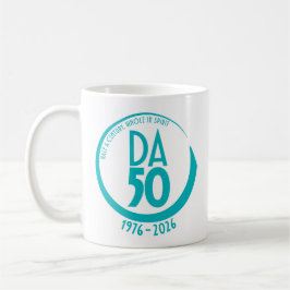 50th Anniversary 1976-2026 Mug in Teal Kaffemugg