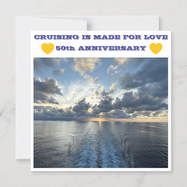 50th ANNIVERSARY CRUISE DOOR MAGNET (Framsida)