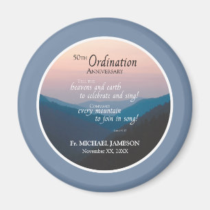 50th Årsdag av prästvigninggrattis Magnet