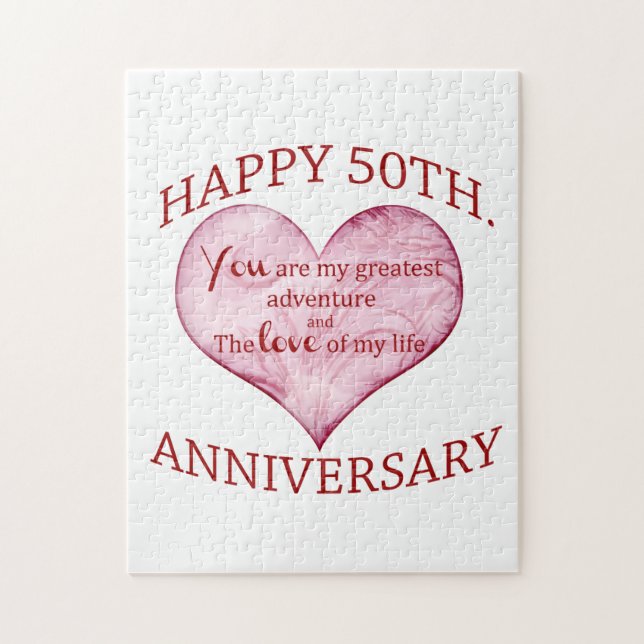 50th. Årsdag Pussel (Vertikal)